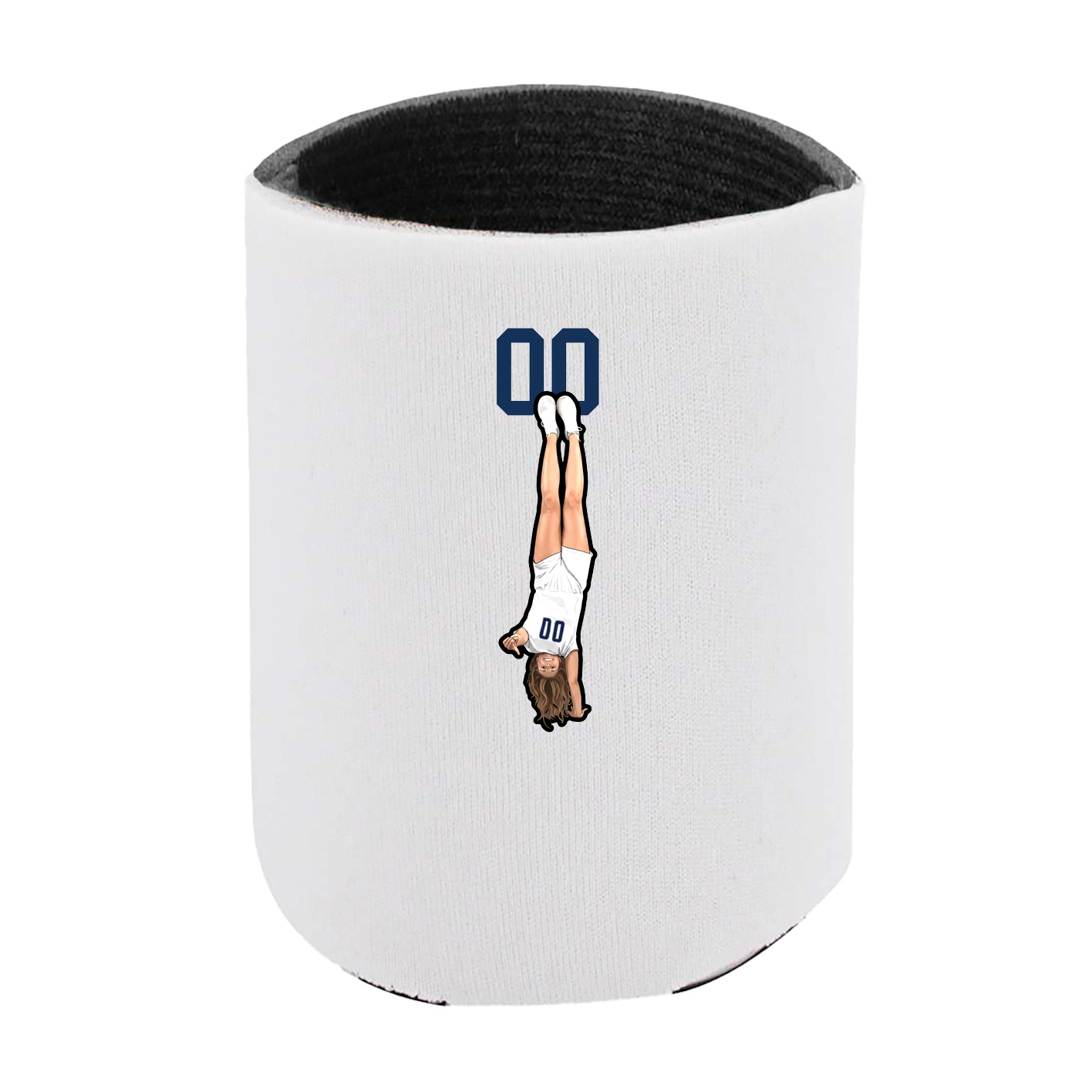 Can Holder — Number Top in White