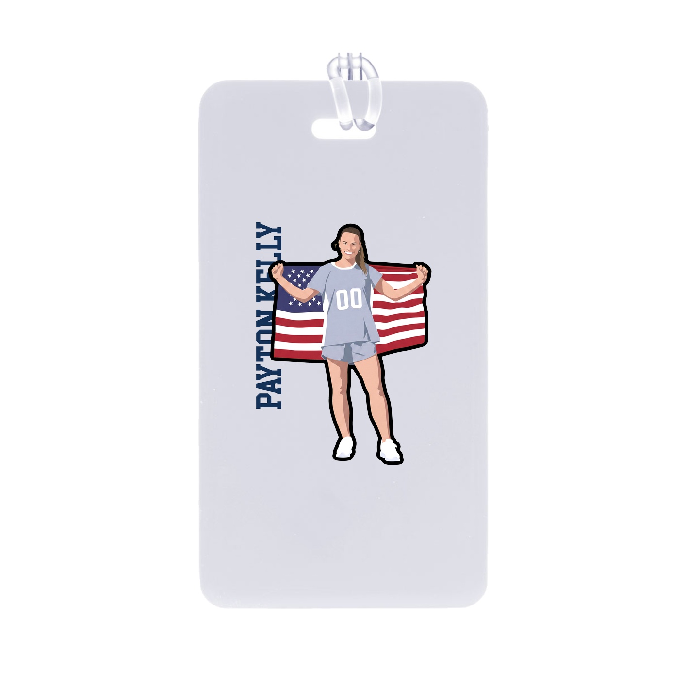 Bag Tag — Name Vertical in Classic