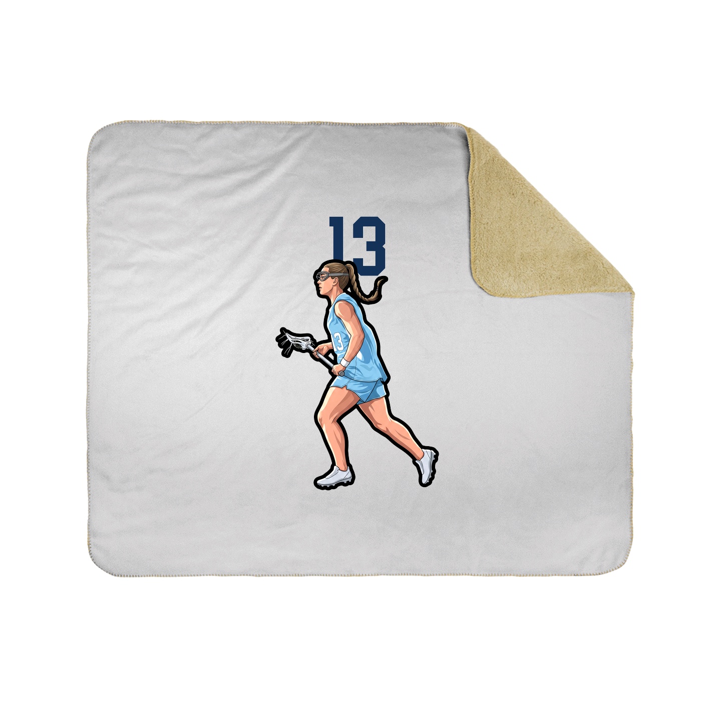 50x60 Sherpa Lined Throw Blanket