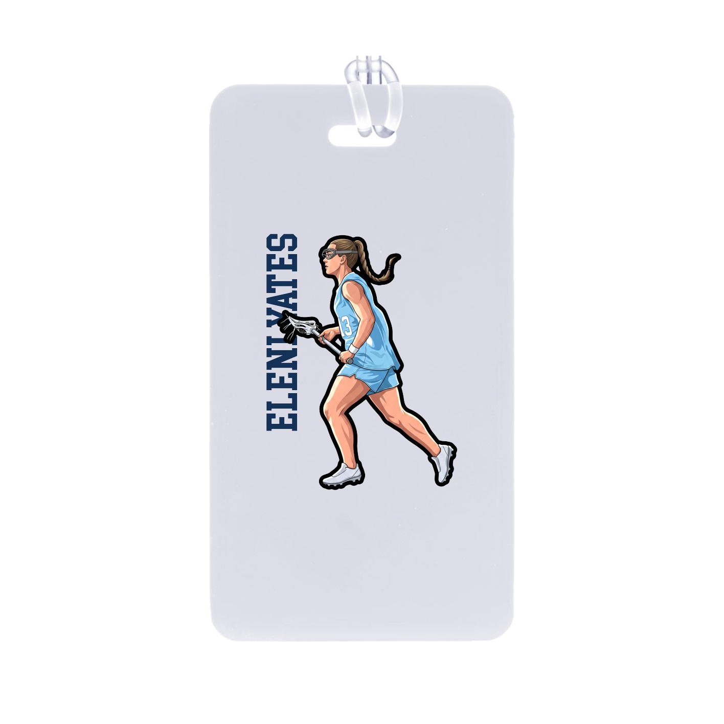 Bag Tag — Name Vertical in Classic