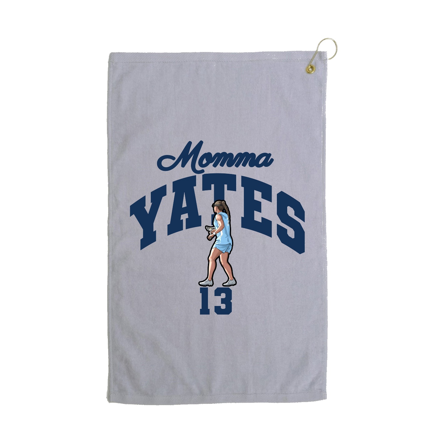 Golf Towel — Mothers Day Arch in Grey