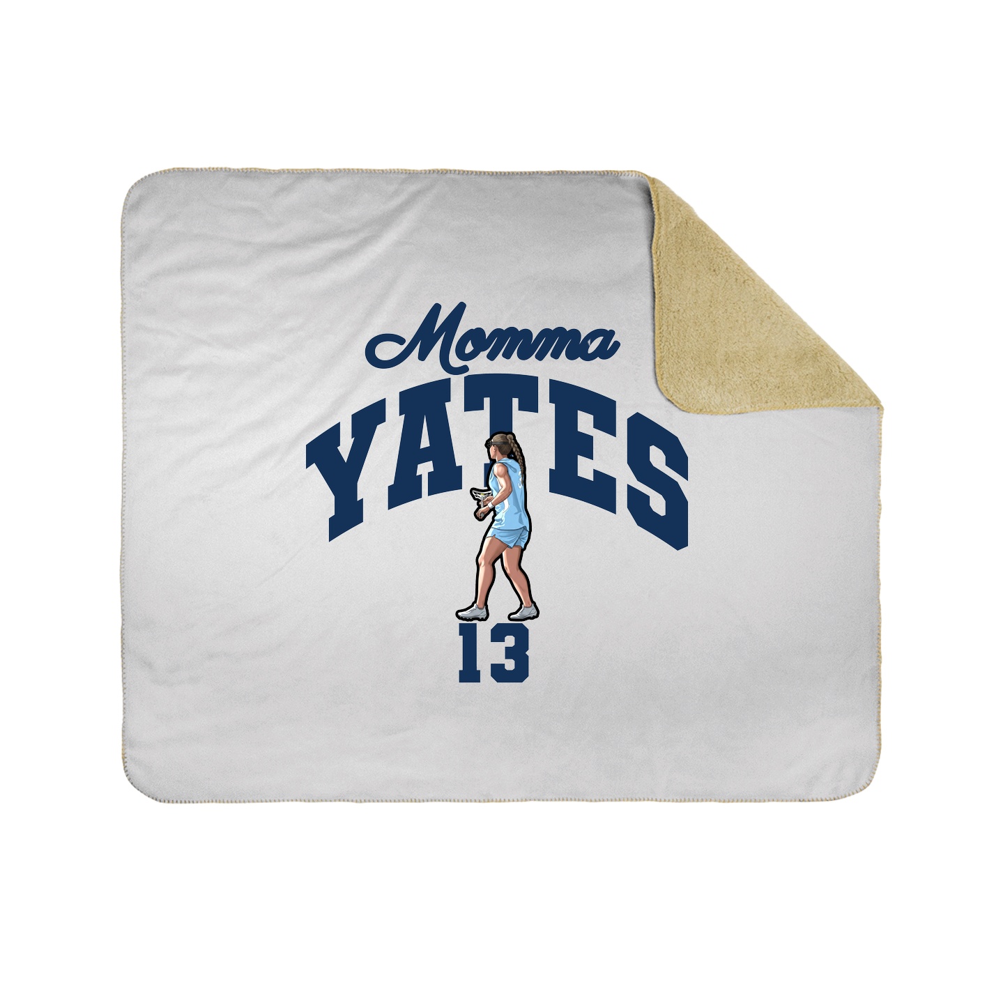 Throw Blanket — Mothers Day Arch in White