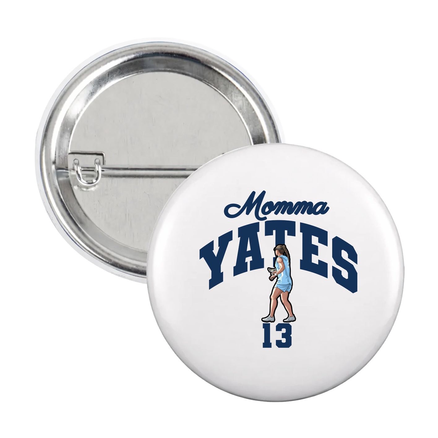 Game Day Button — Mothers Day Arch in White