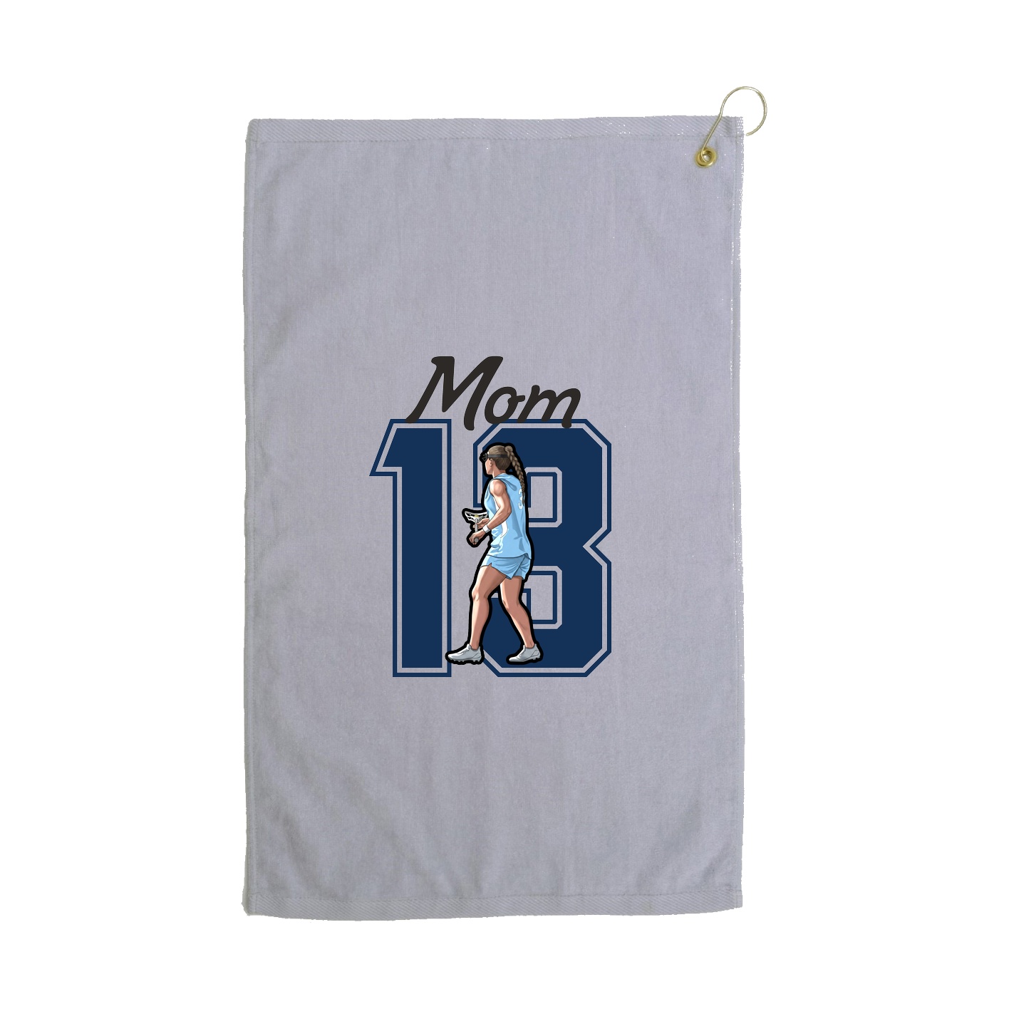Golf Towel — Mothers Day Shirsey in Grey