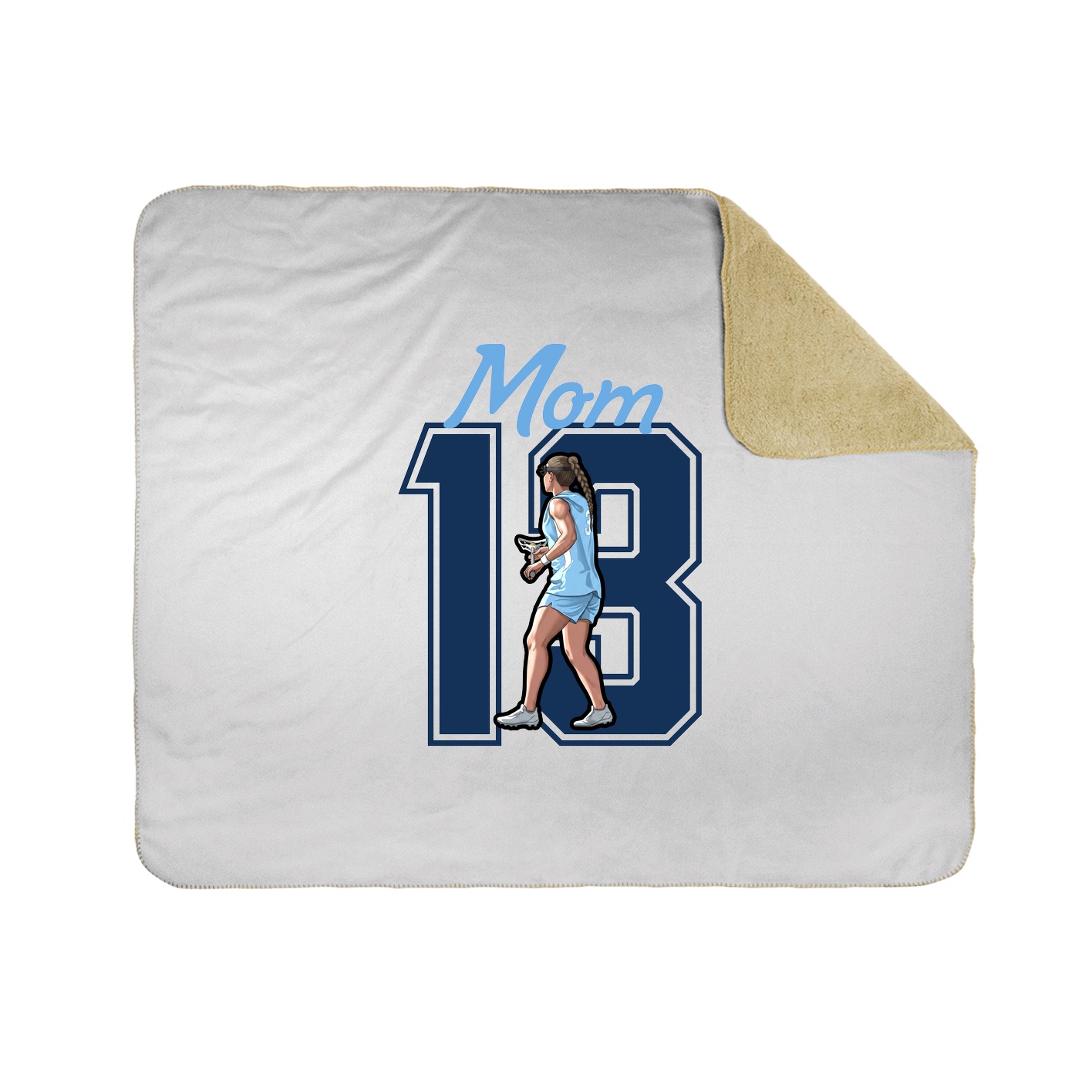 Throw Blanket — Mothers Day Shirsey in White
