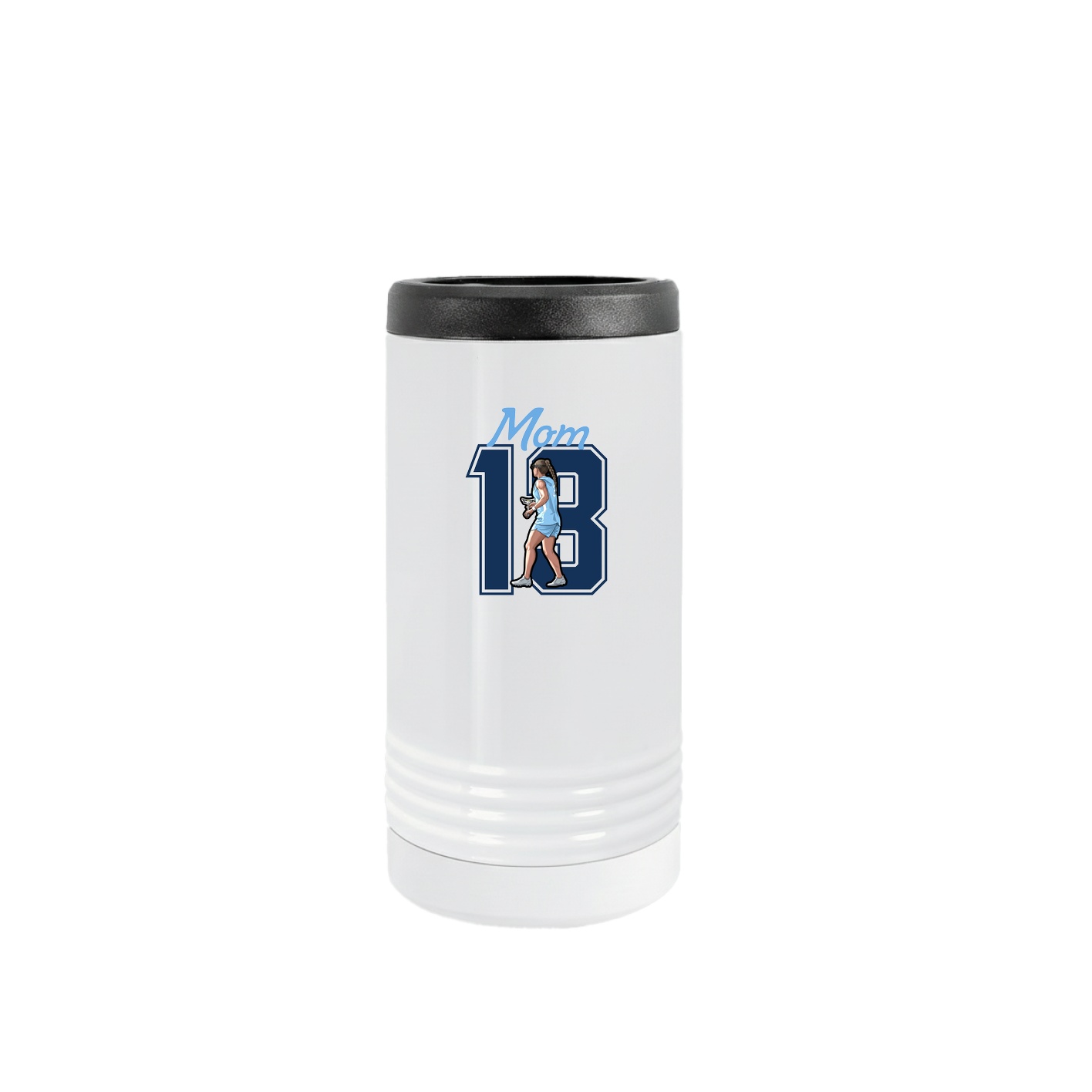 Slim Beverage Holder — Mothers Day Shirsey in White