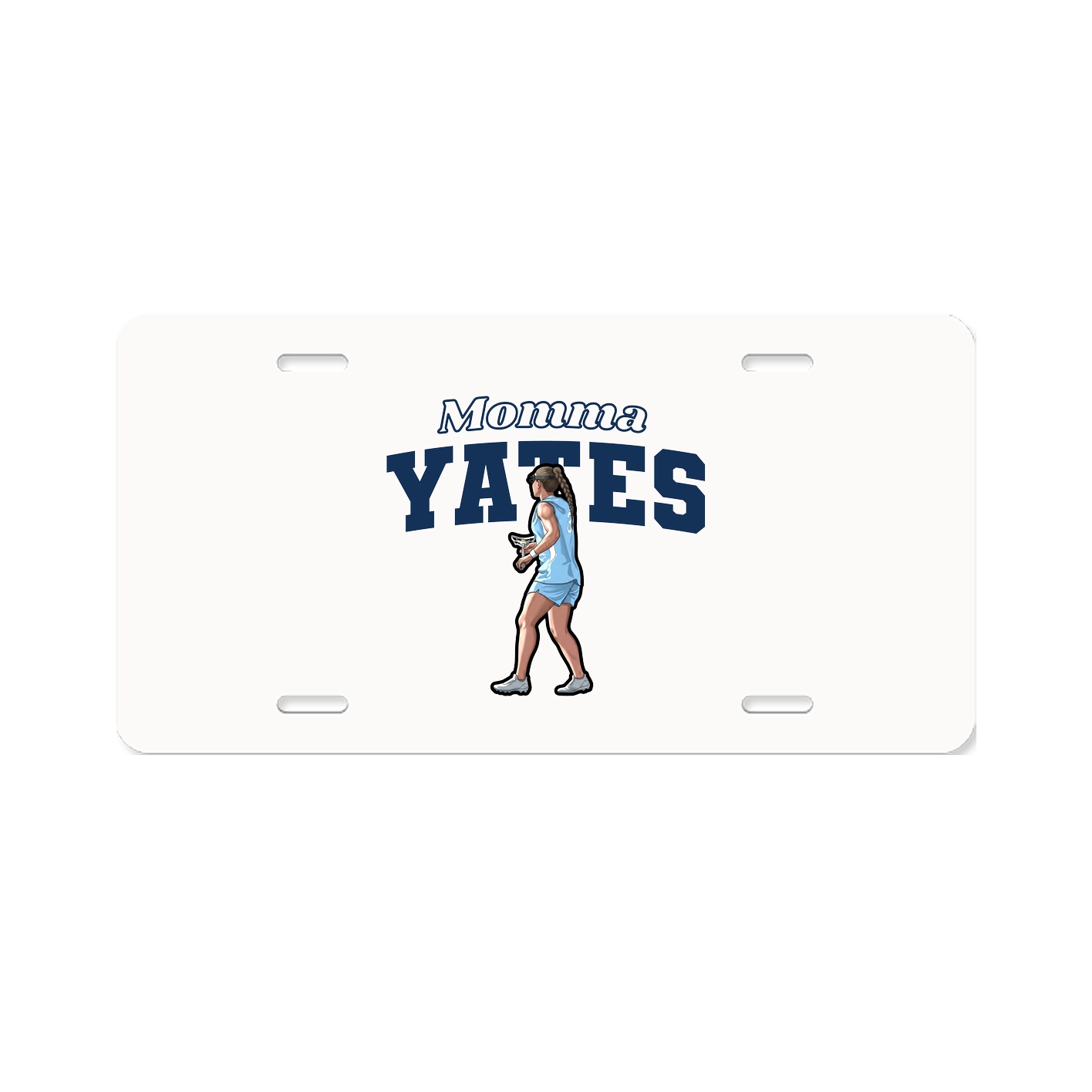 License Plate — Mothers Day Block in Classic