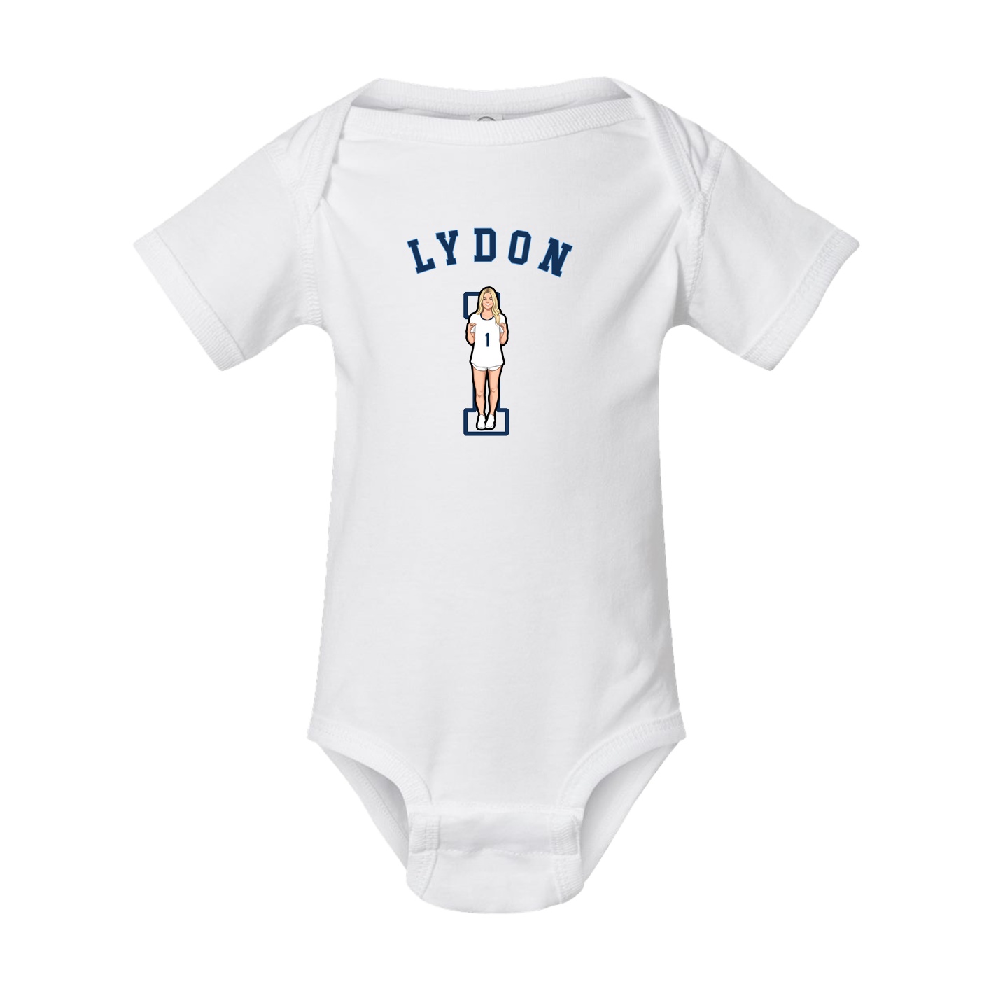 Baby Onesie — Shirsey Arch in White