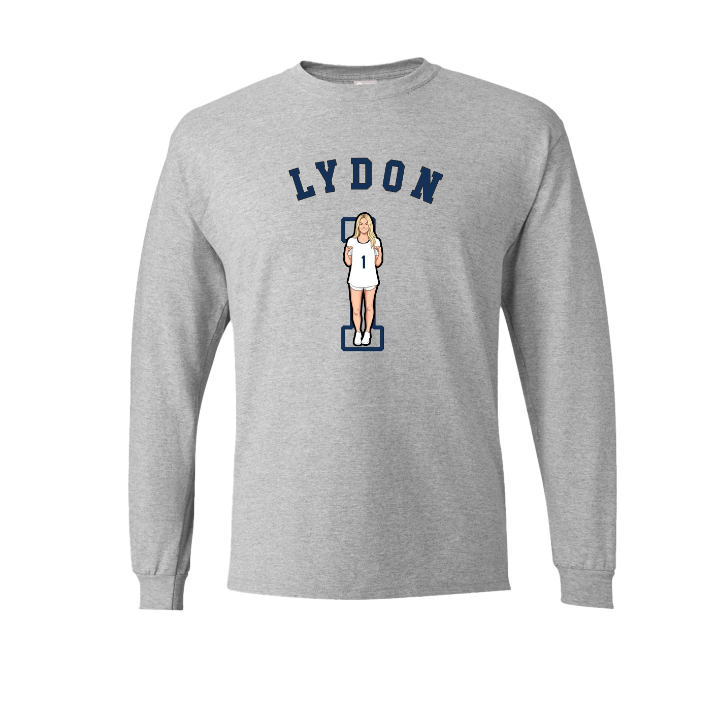 Long Sleeve Tee — Shirsey Arch in Grey