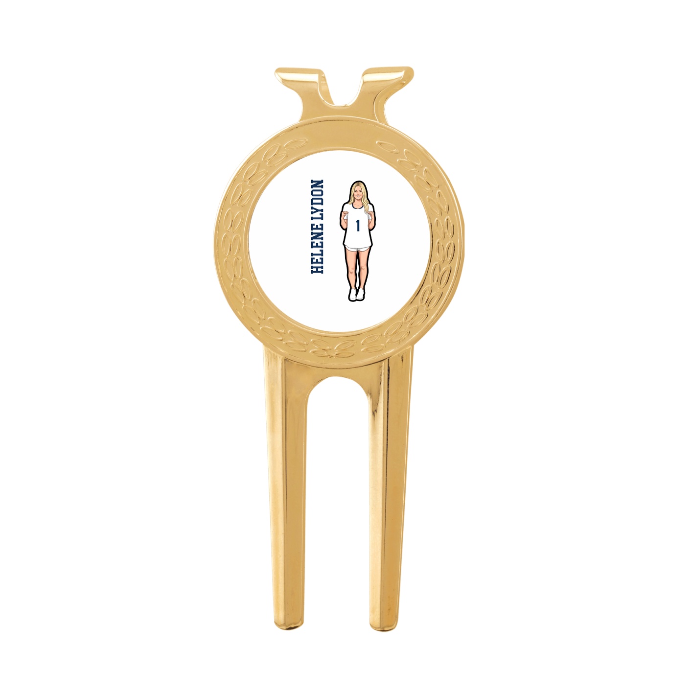Divot Tool with Ball Marker — Name Vertical in Classic