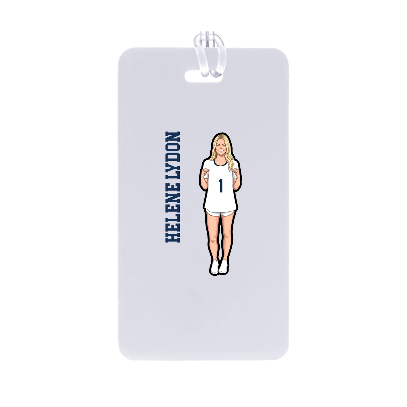 Bag Tag — Name Vertical in Classic