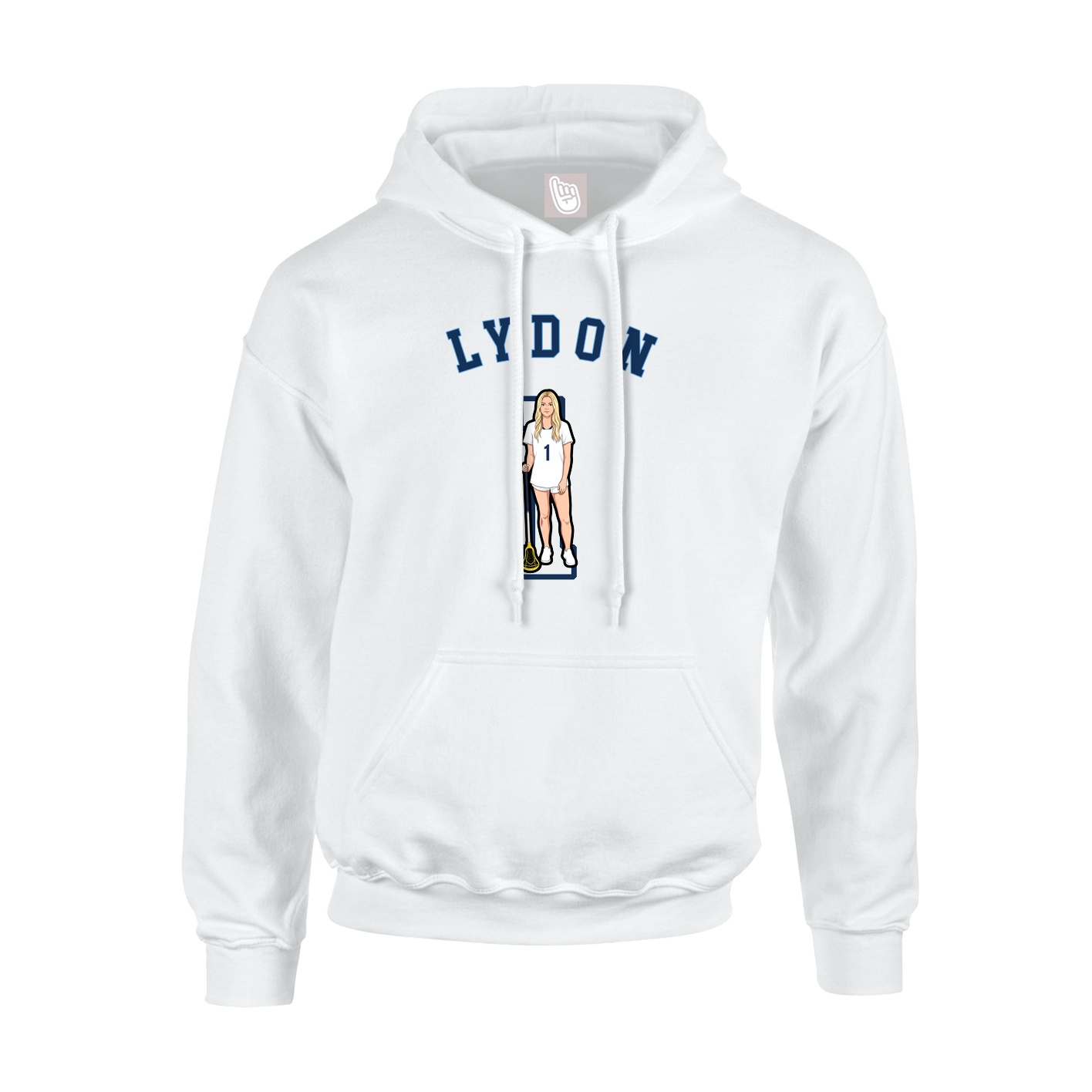 Youth Hoodie — Shirsey Arch in White