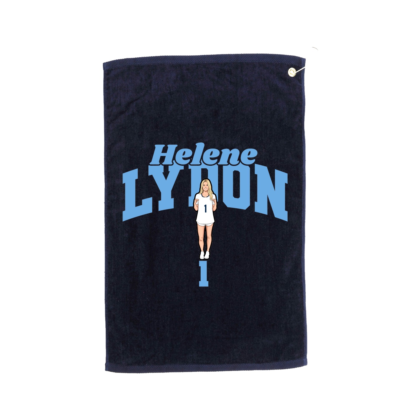Golf Towel — Signature Arch in Navy