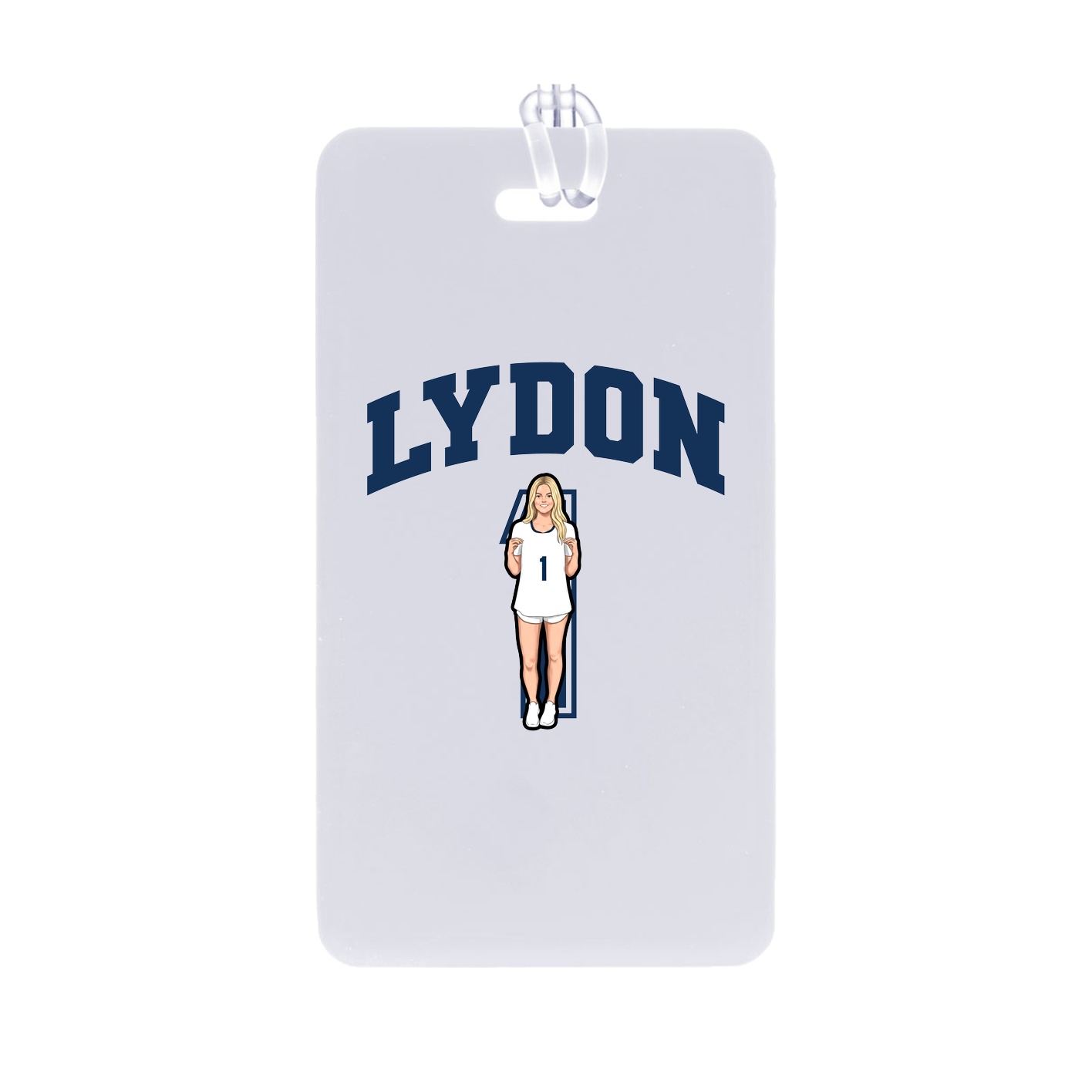 Bag Tag — Number in Classic