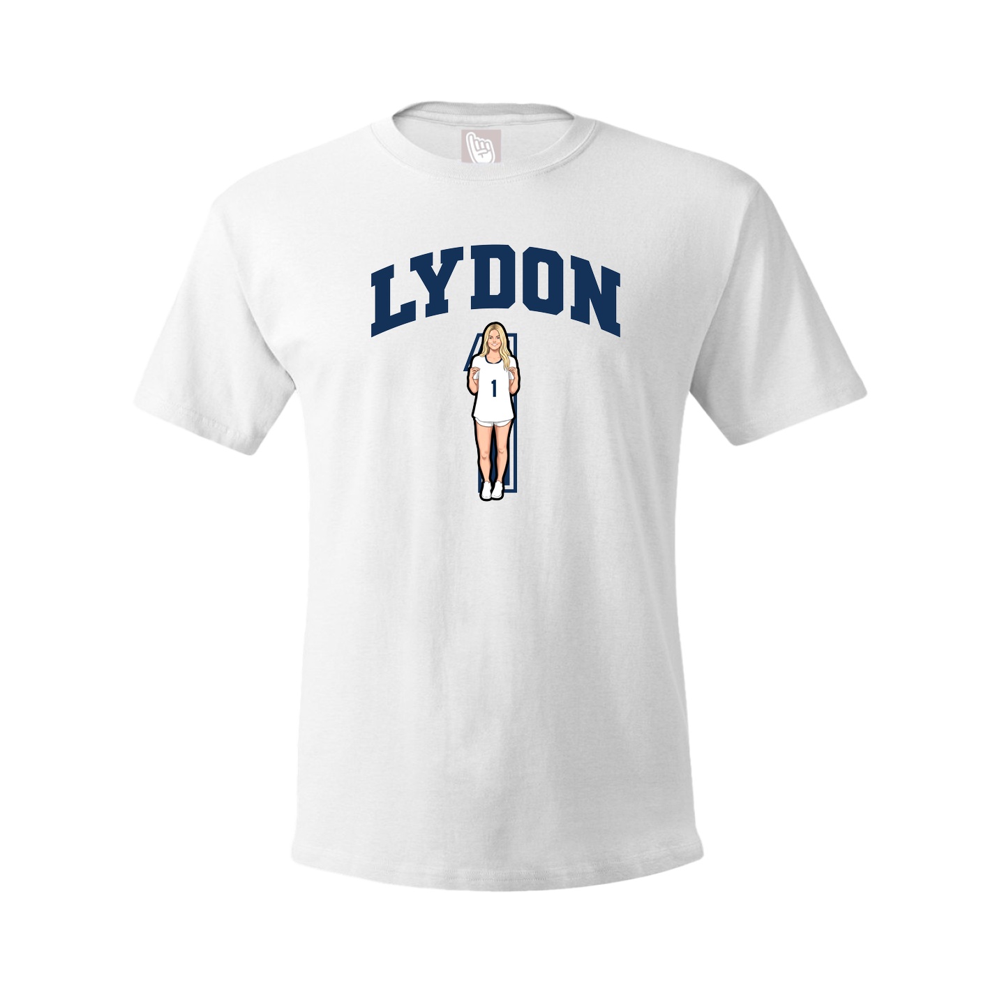 Tee — Number in White