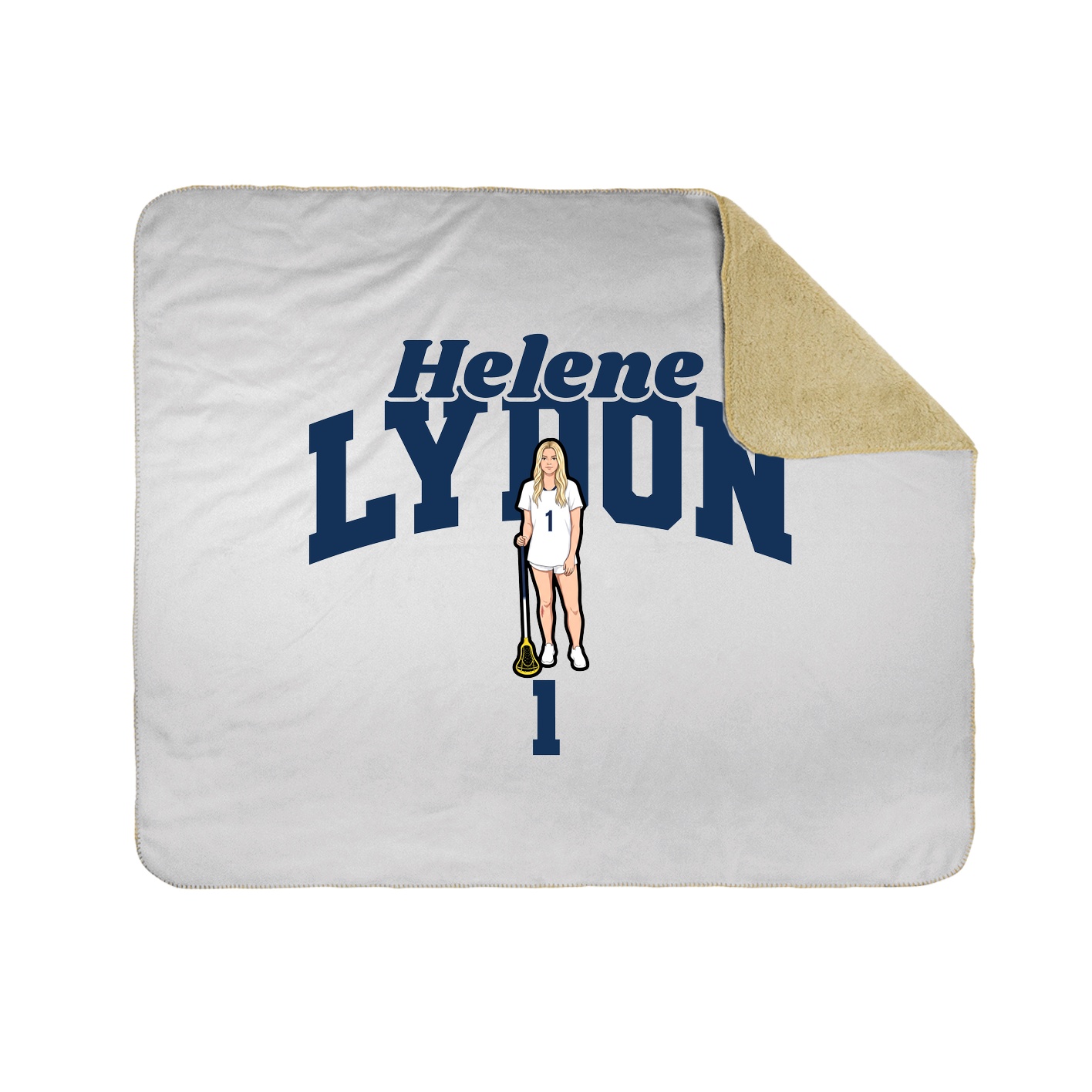 Throw Blanket — Signature Arch in White