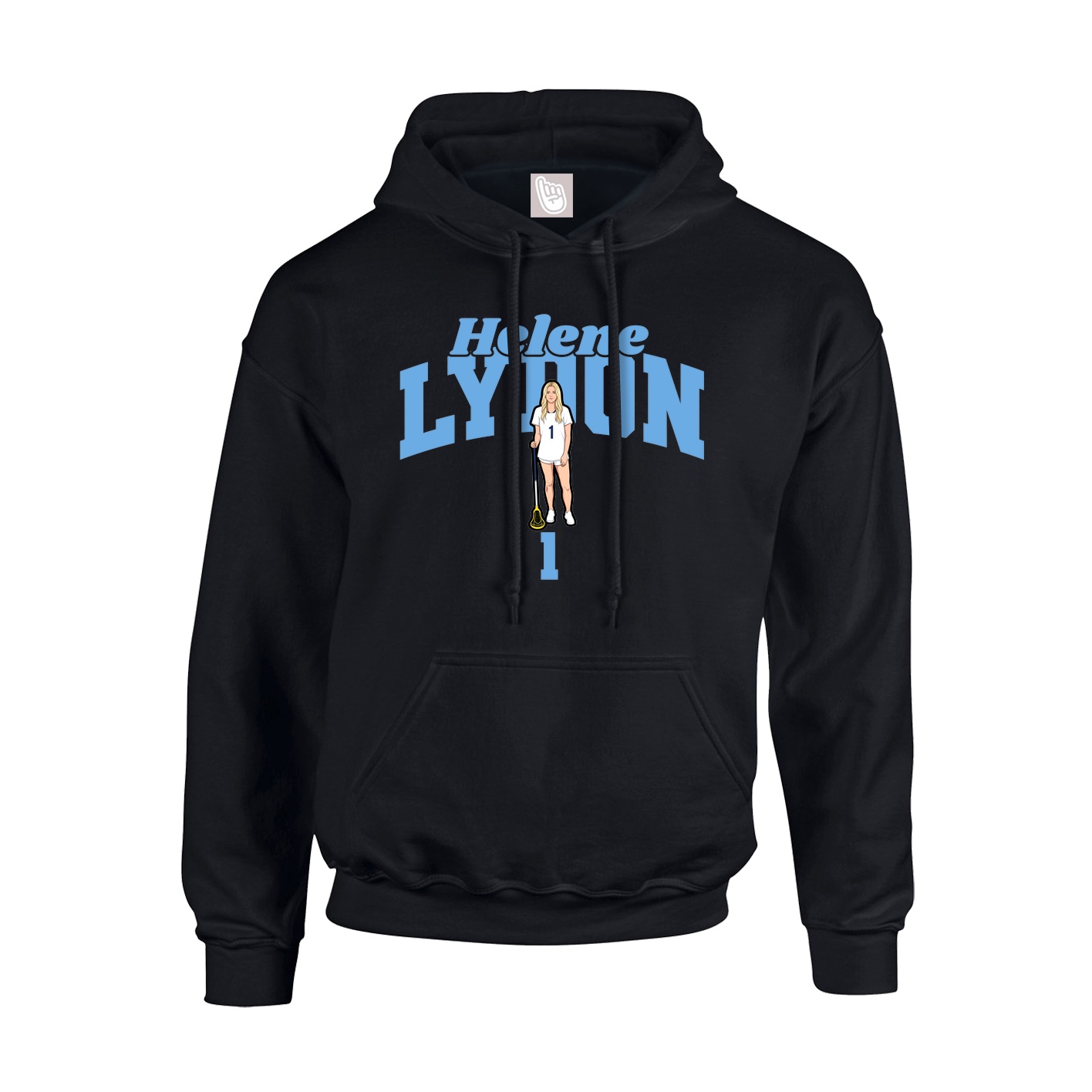 Hoodie — Signature Arch in Black
