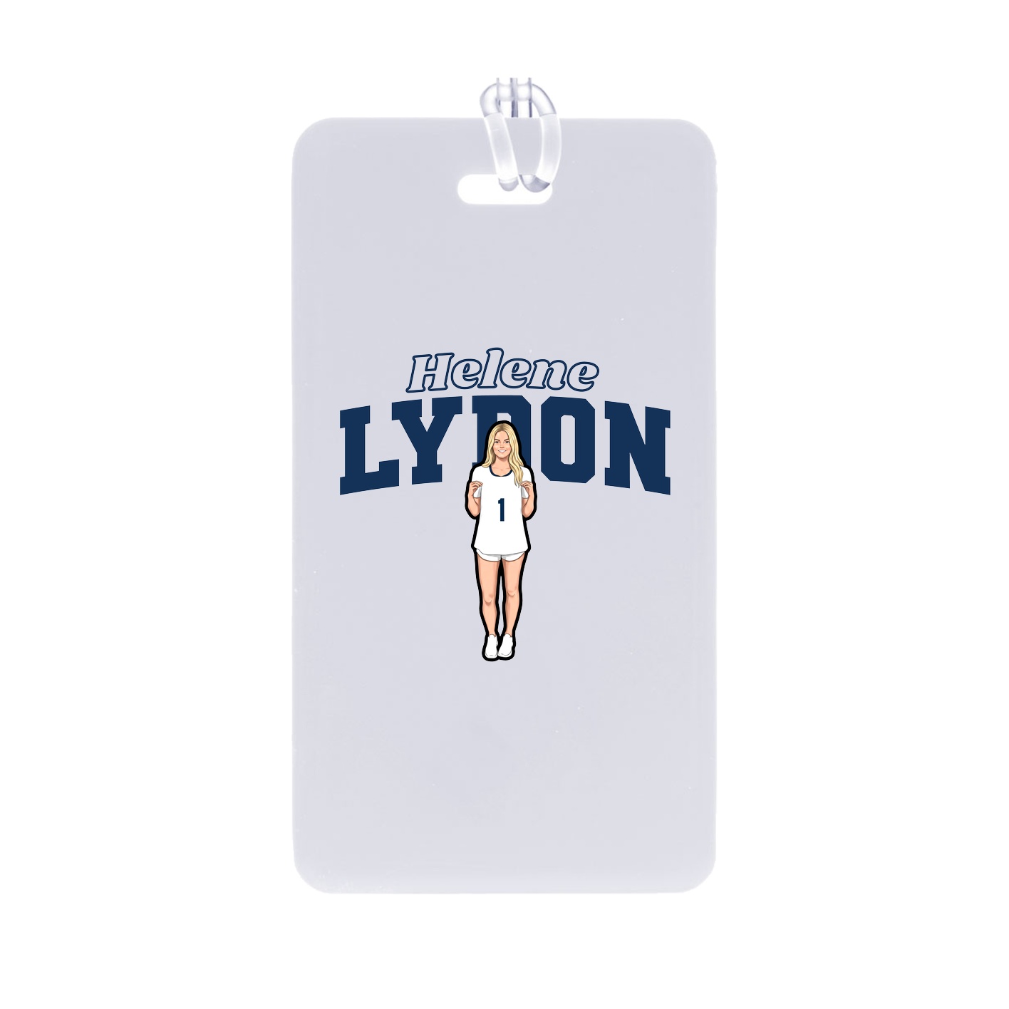 Bag Tag — Name Arch in Classic