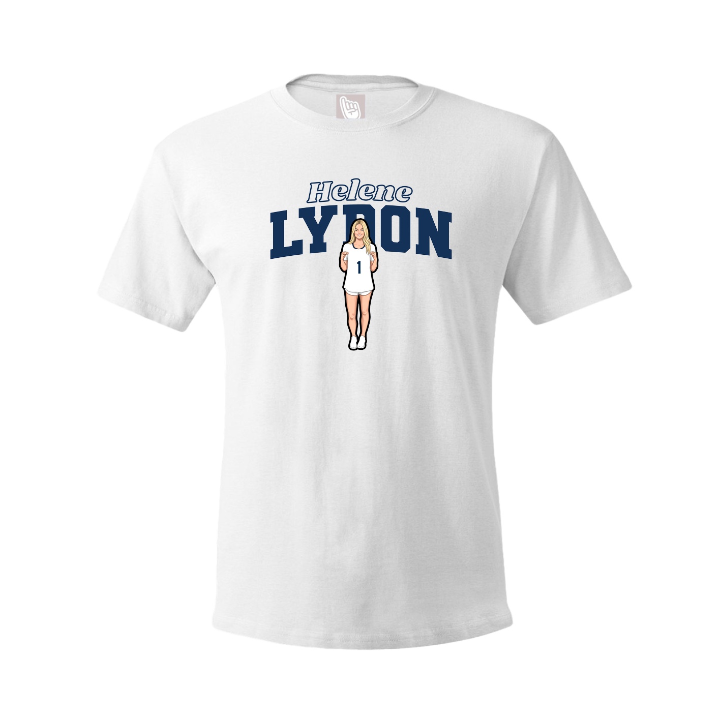 Tee — Name Arch in White