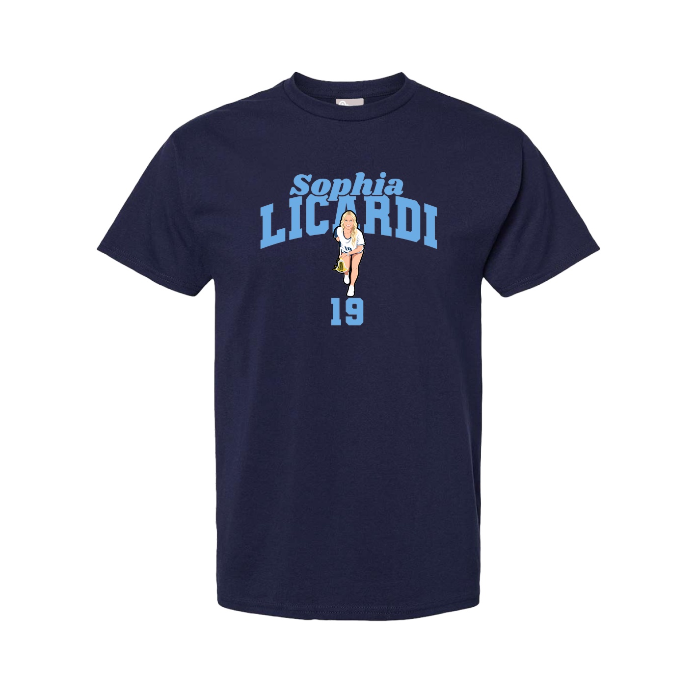 Youth Tee — Signature Arch in Navy