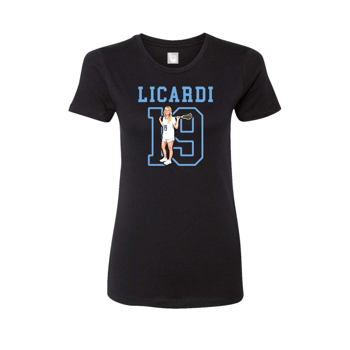 Fitted Women's Tee — Shirsey in Black