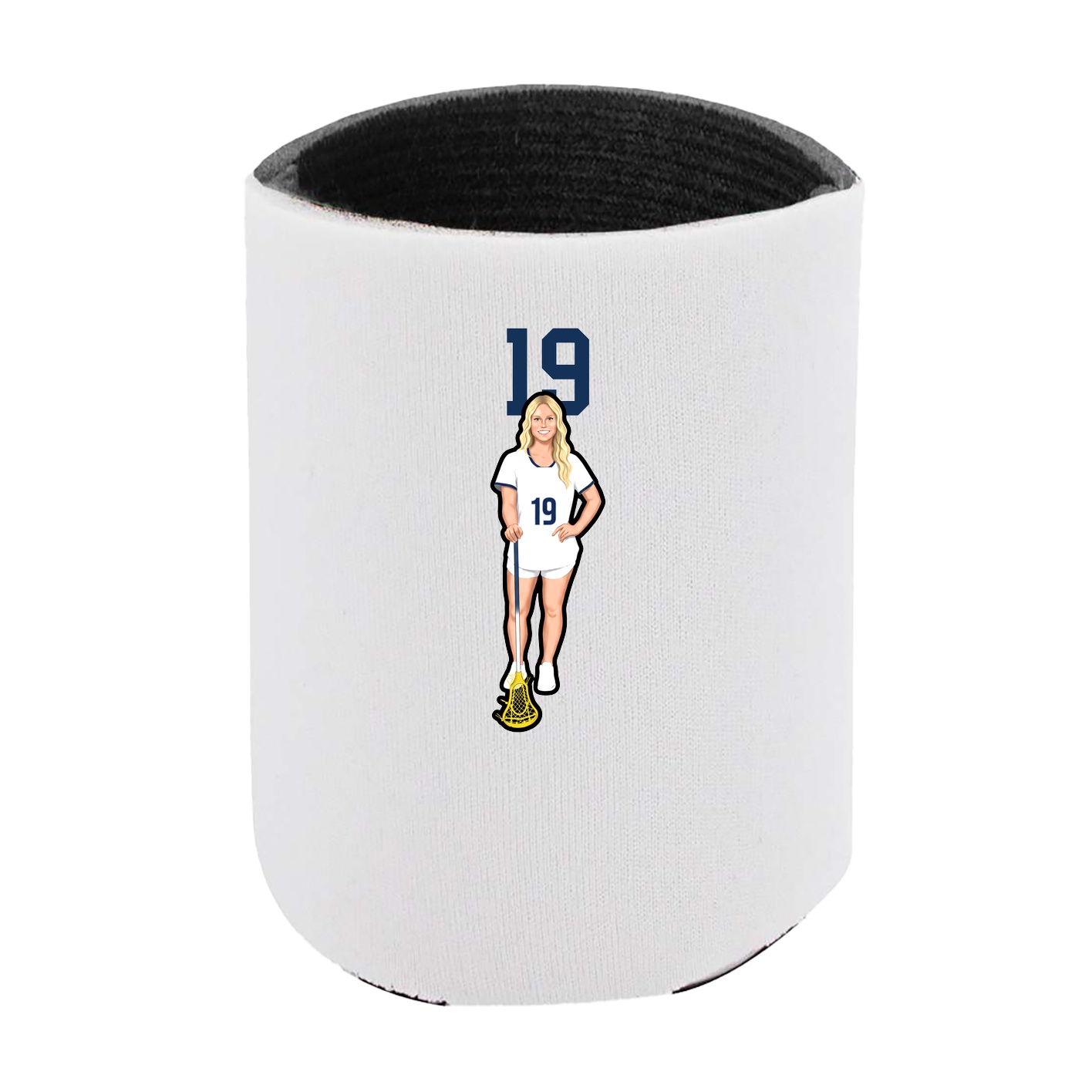 Can Holder — Number Top in White