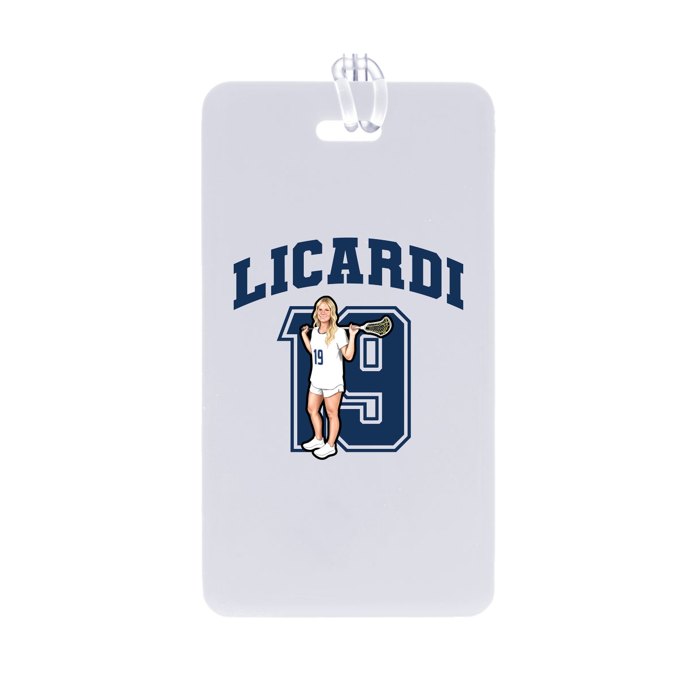 Bag Tag — Number in Classic