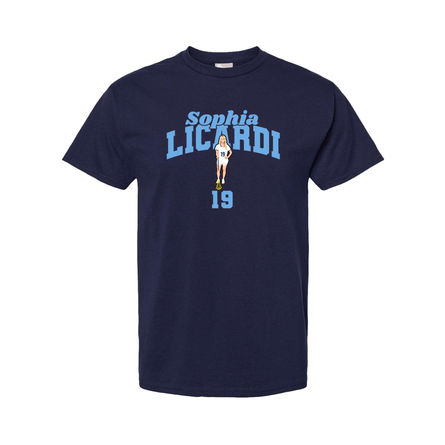 Tee — Signature Arch in Navy