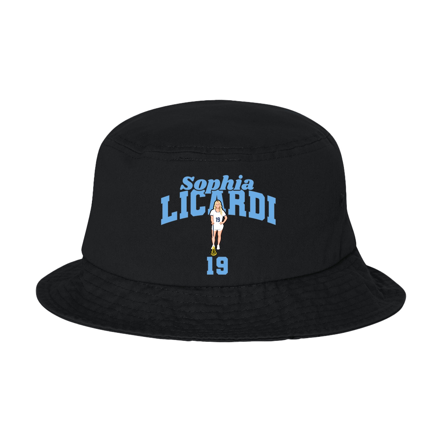 Bucket Cap — Signature Arch in Black