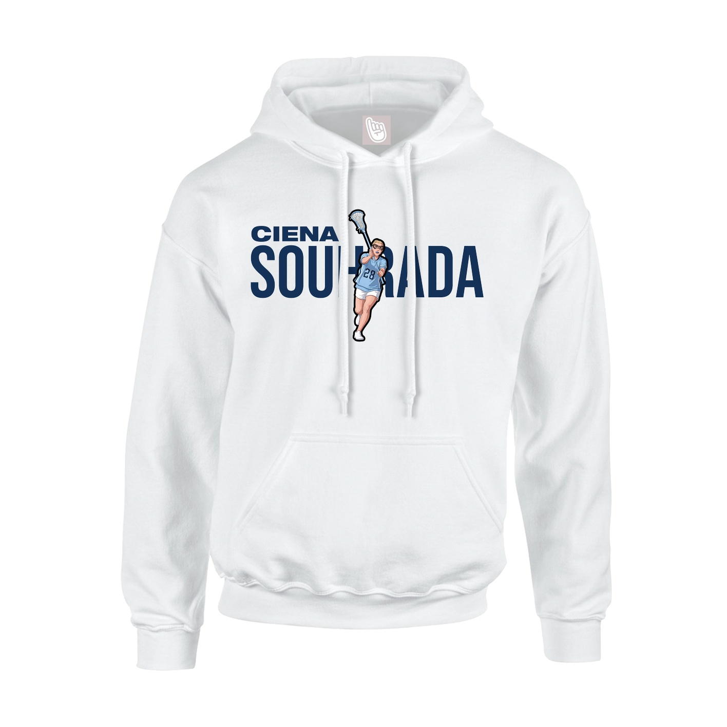 Hoodie — Player Name in White
