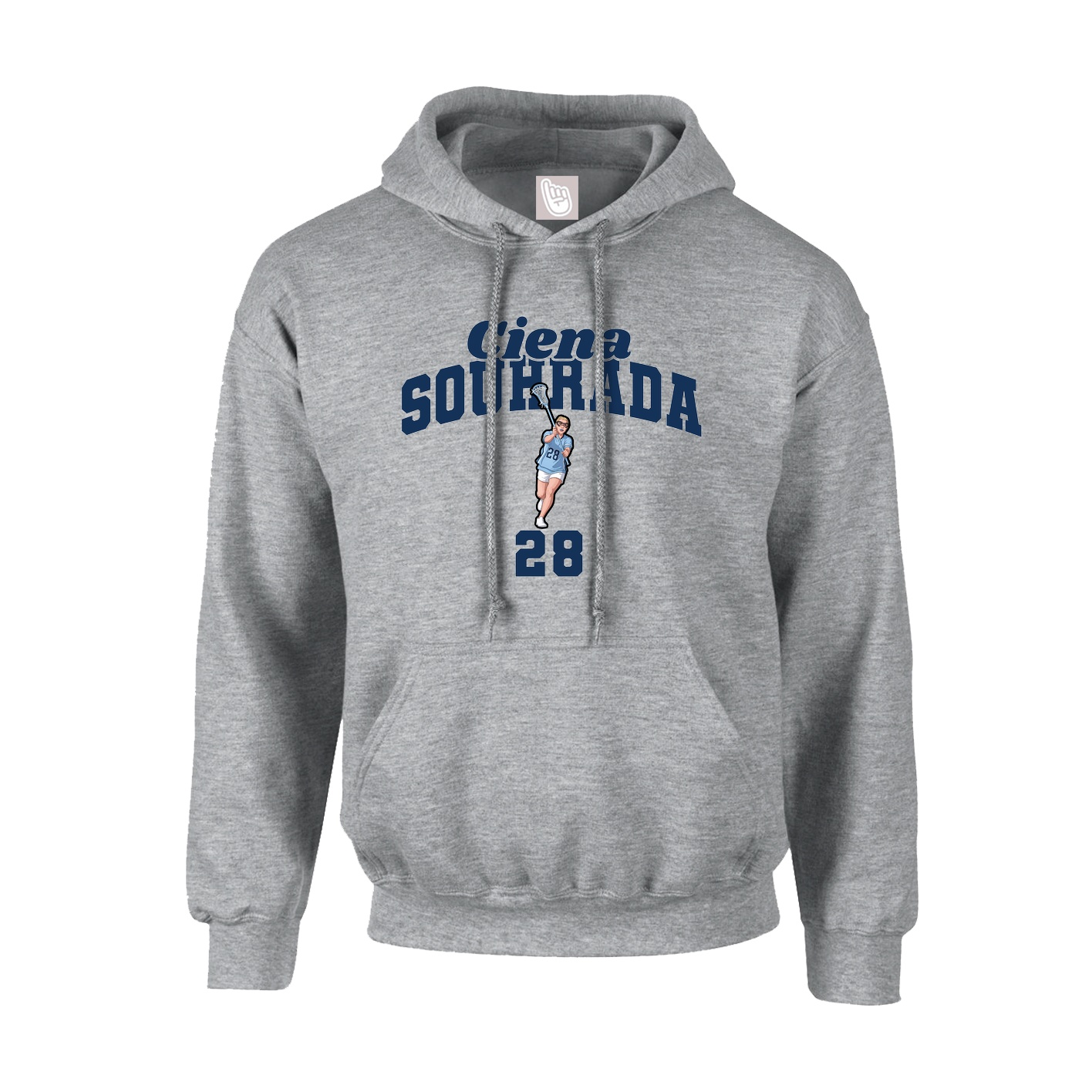 Hoodie — Signature Arch in Grey