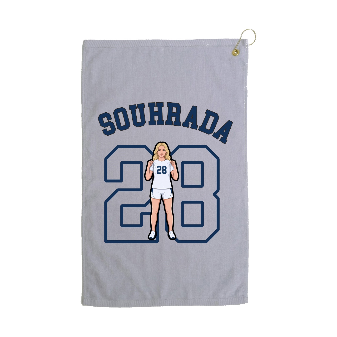 Golf Towel — Shirsey Arch in Grey