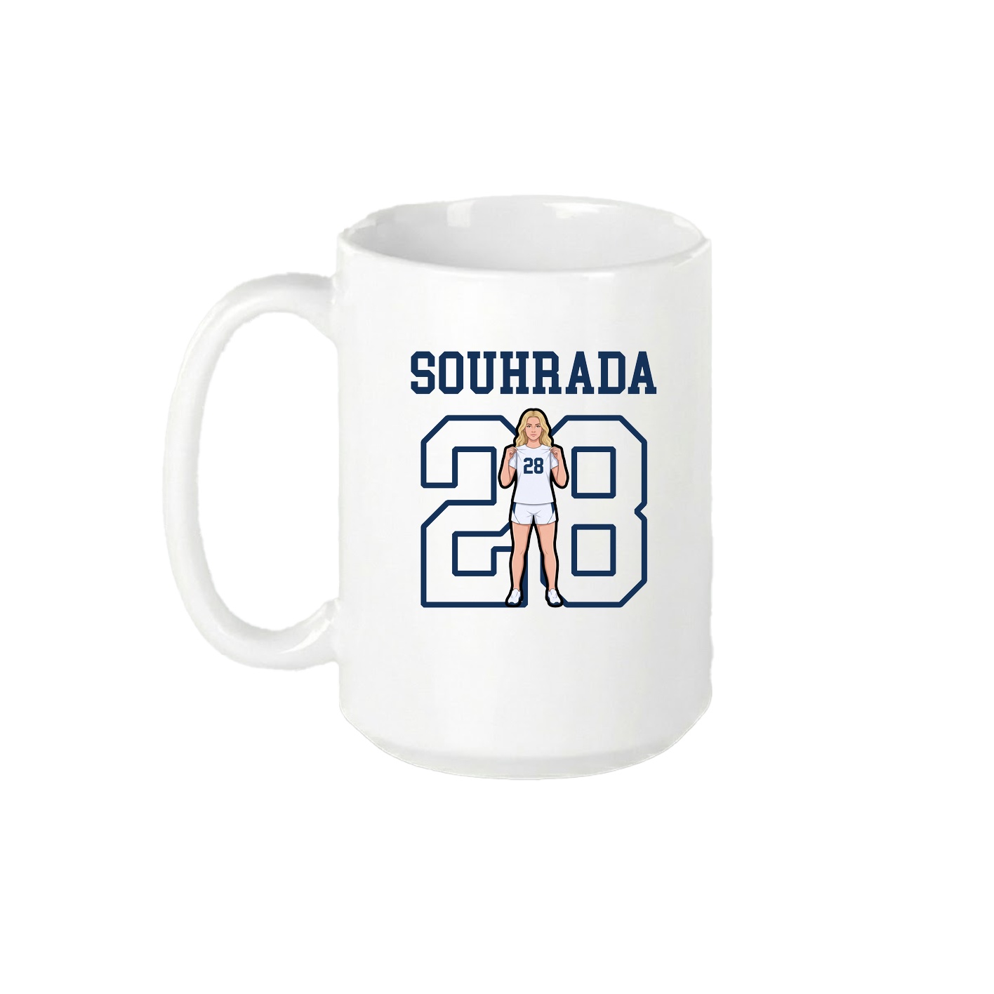 15oz Coffee Mug — Shirsey in White