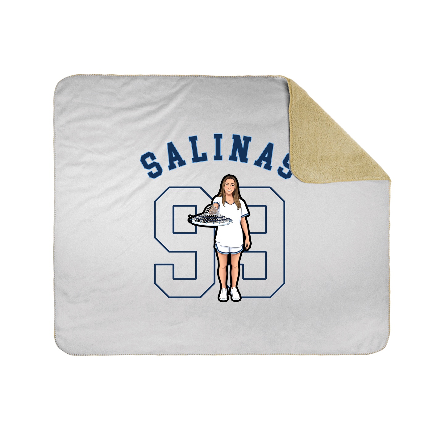 Throw Blanket — Shirsey Arch in White