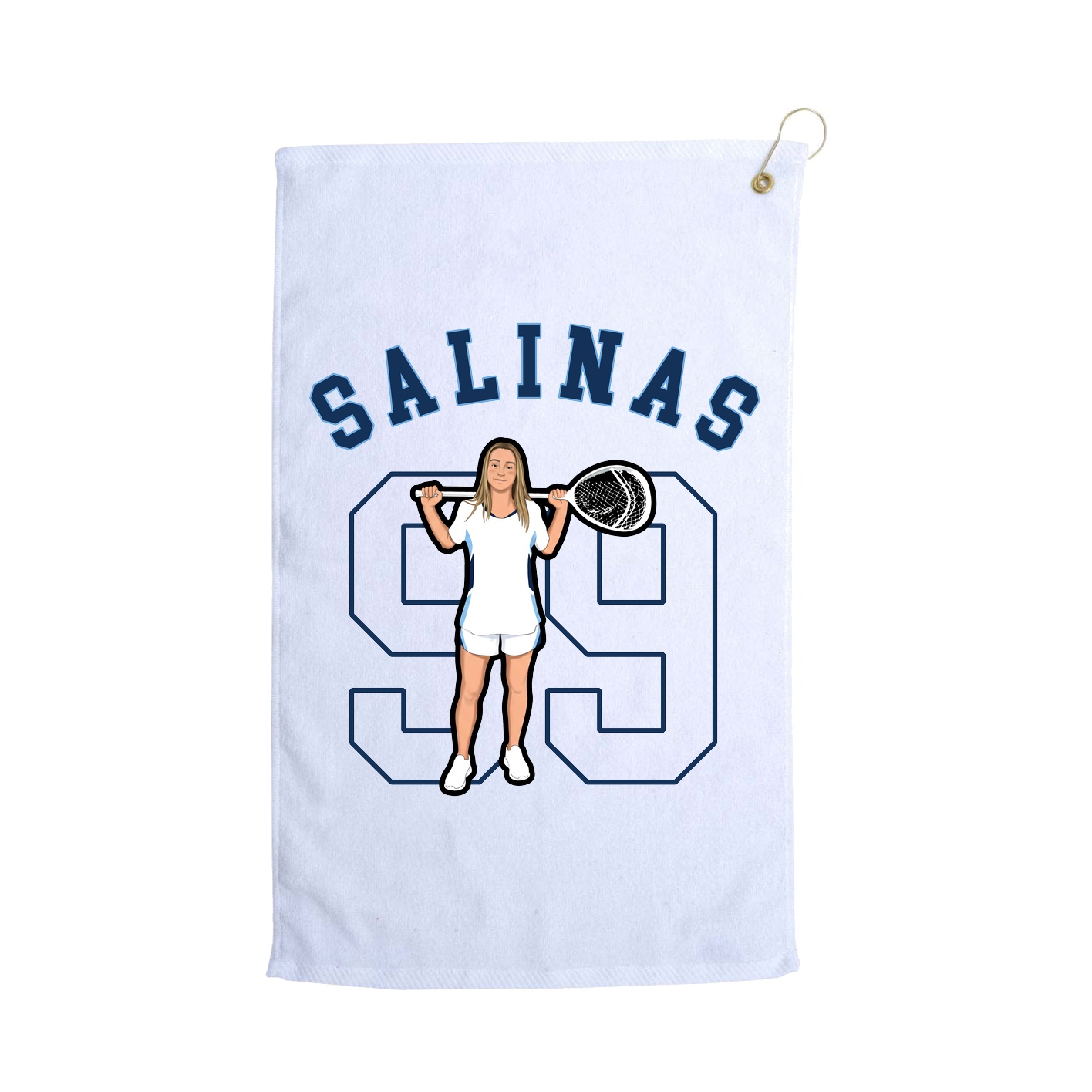 Golf Towel — Shirsey Arch in White