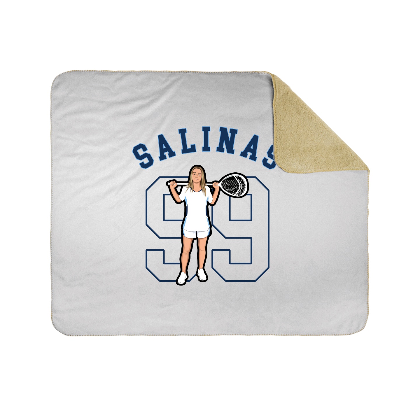 Throw Blanket — Shirsey Arch in White