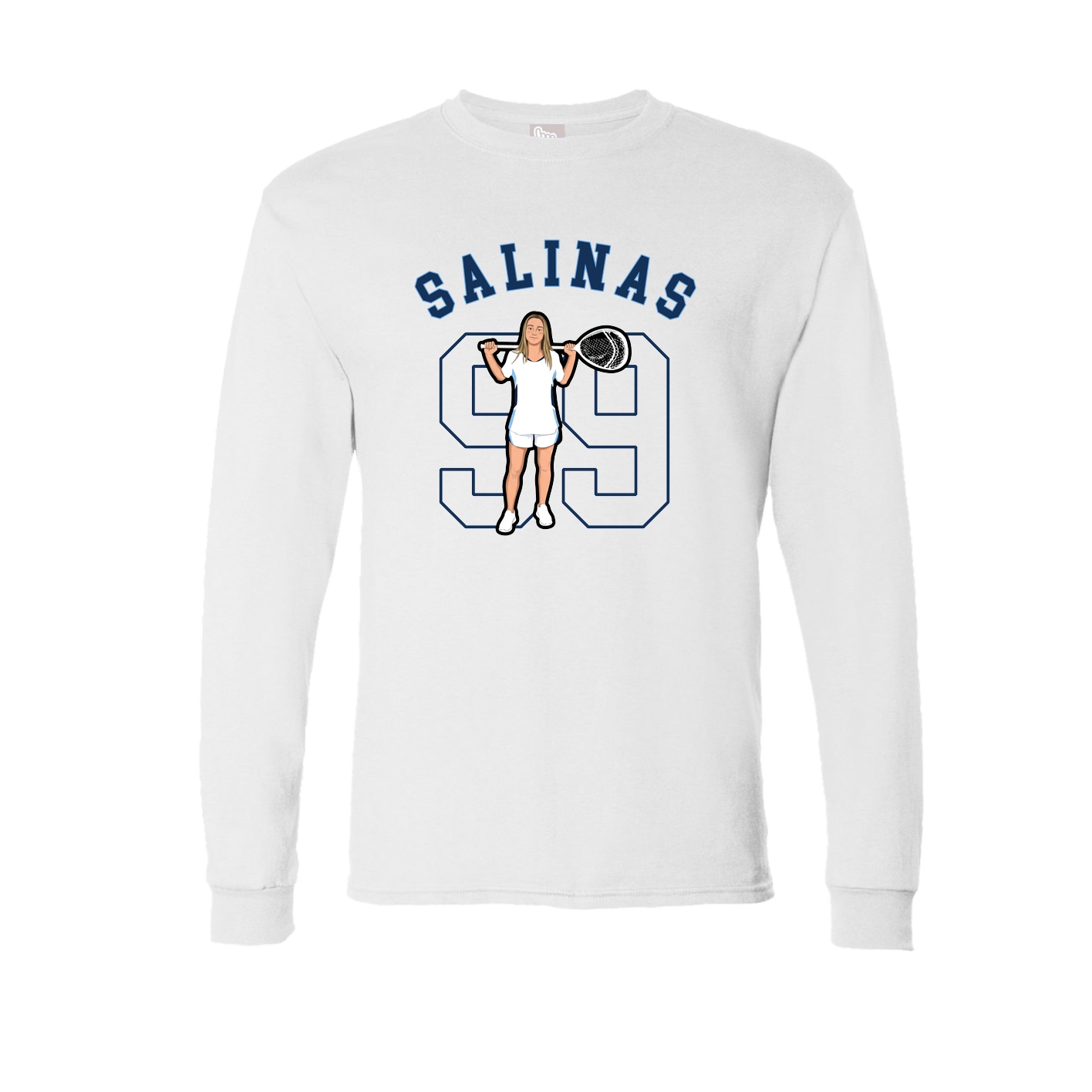 Long Sleeve Tee — Shirsey Arch in White