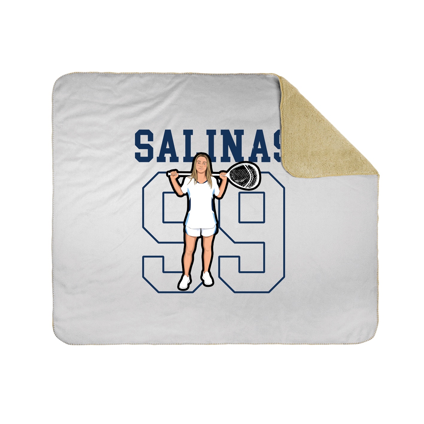 50x60 Sherpa Lined Throw Blanket