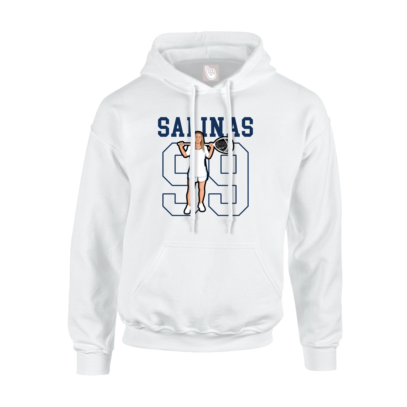 Hoodie — Shirsey in White
