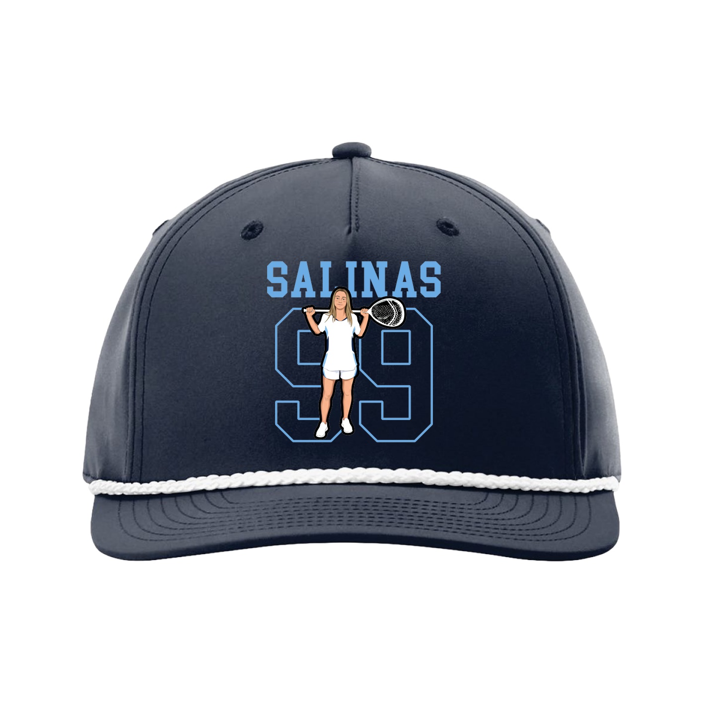 Five-Panel Classic Rope Cap — Shirsey in Navy