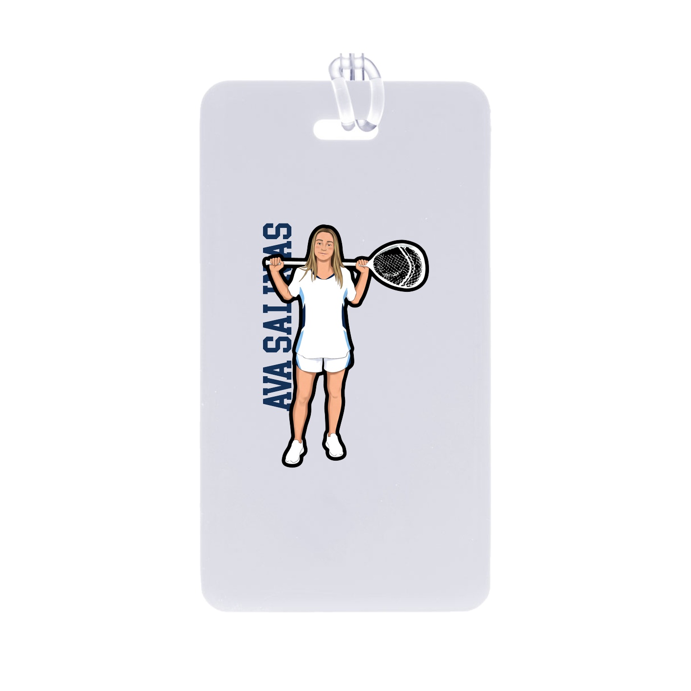 Bag Tag — Name Vertical in Classic