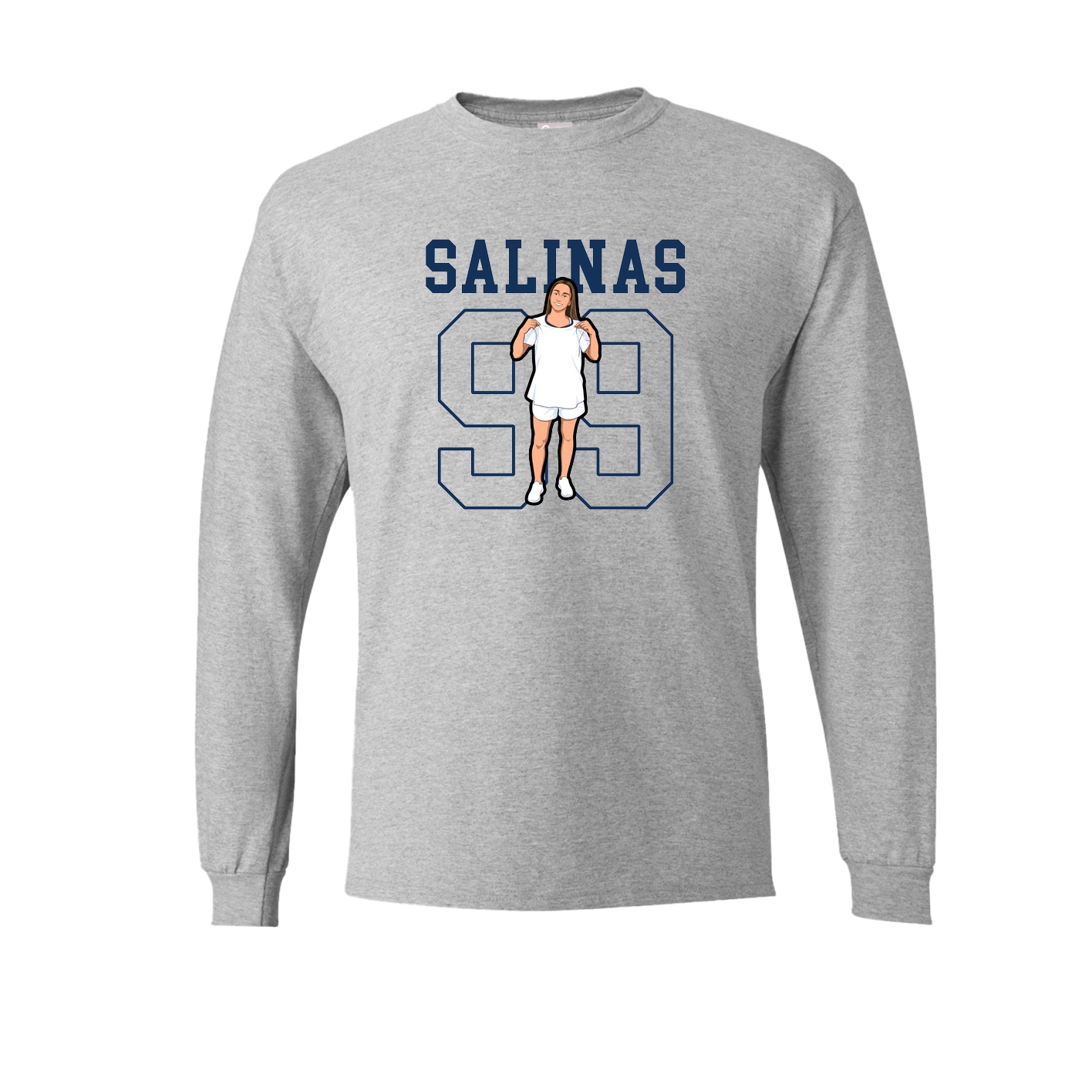 Long Sleeve Tee — Shirsey in Grey