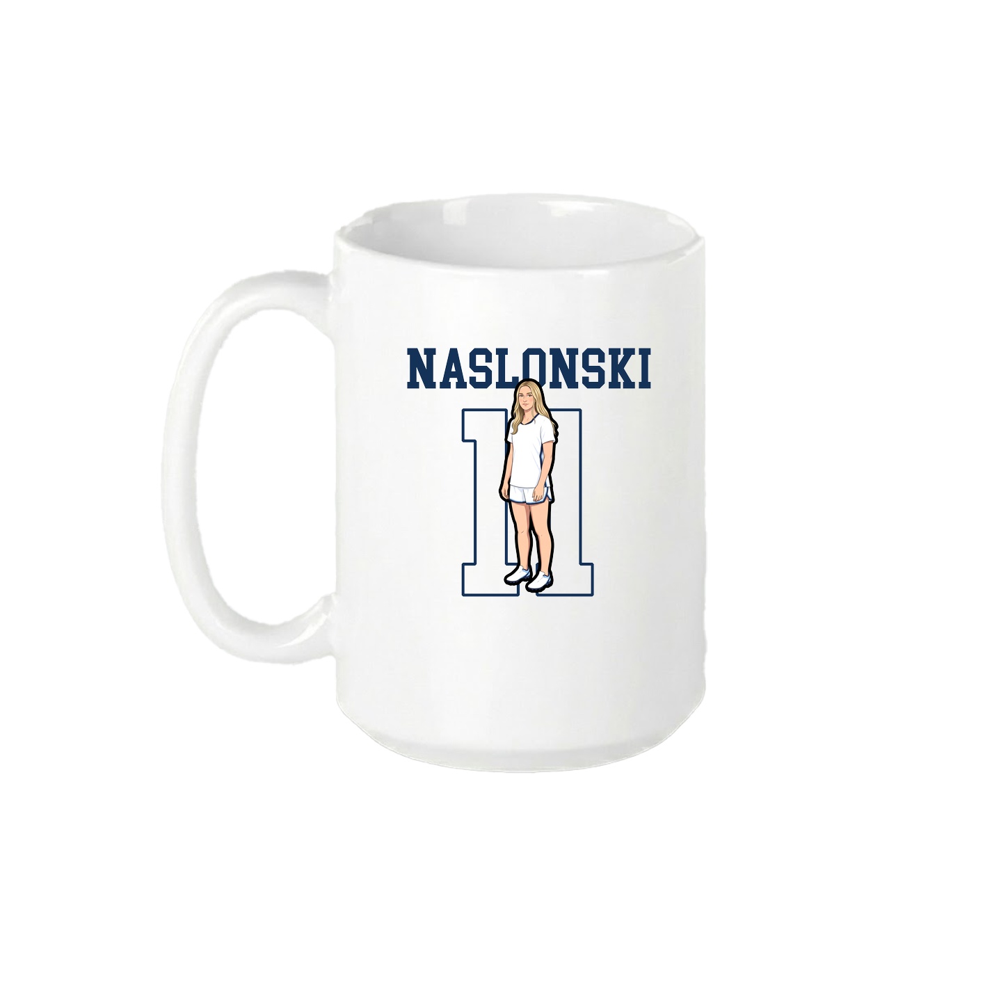 15oz Coffee Mug — Shirsey in White