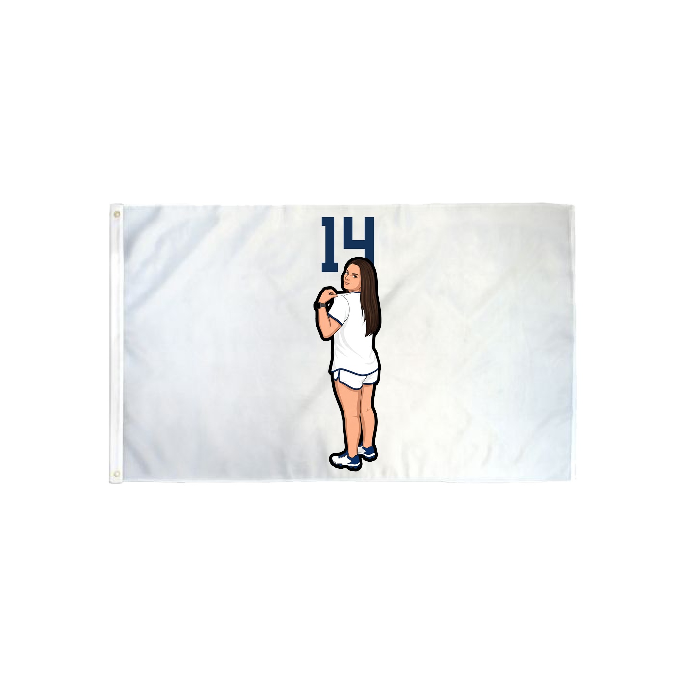 3x5 Flag — Number Top in Classic