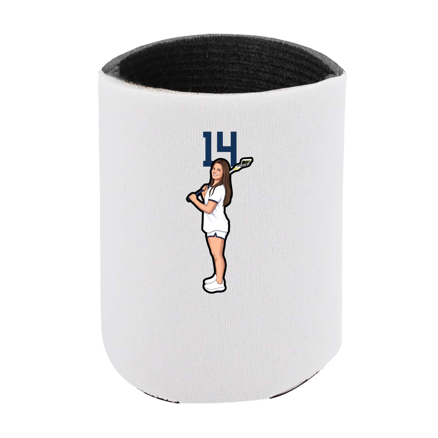 Can Holder — Number Top in White