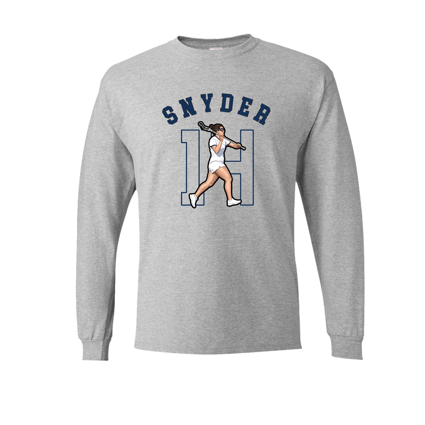 Long Sleeve Tee — Shirsey Arch in Grey