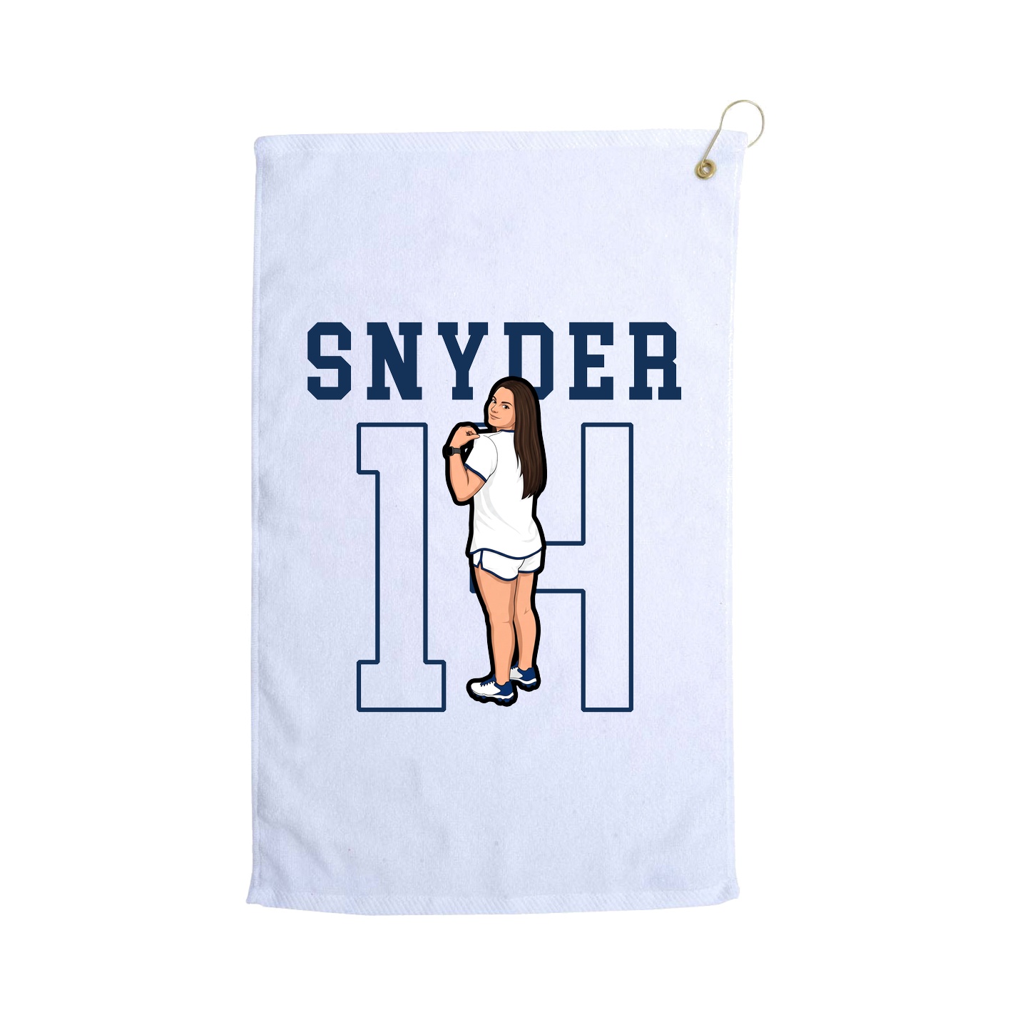Golf Towel — Shirsey in White