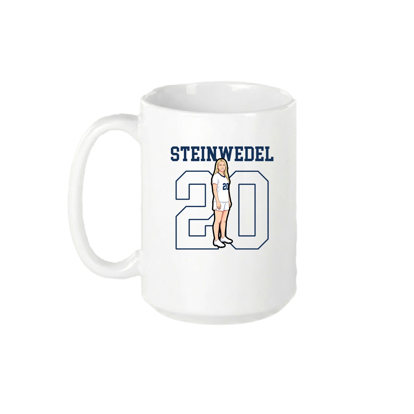15oz Coffee Mug — Shirsey in White
