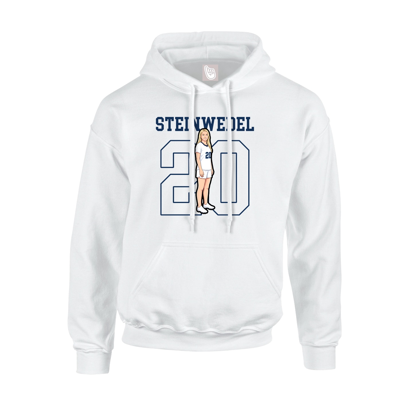 Youth Hoodie — Shirsey in White