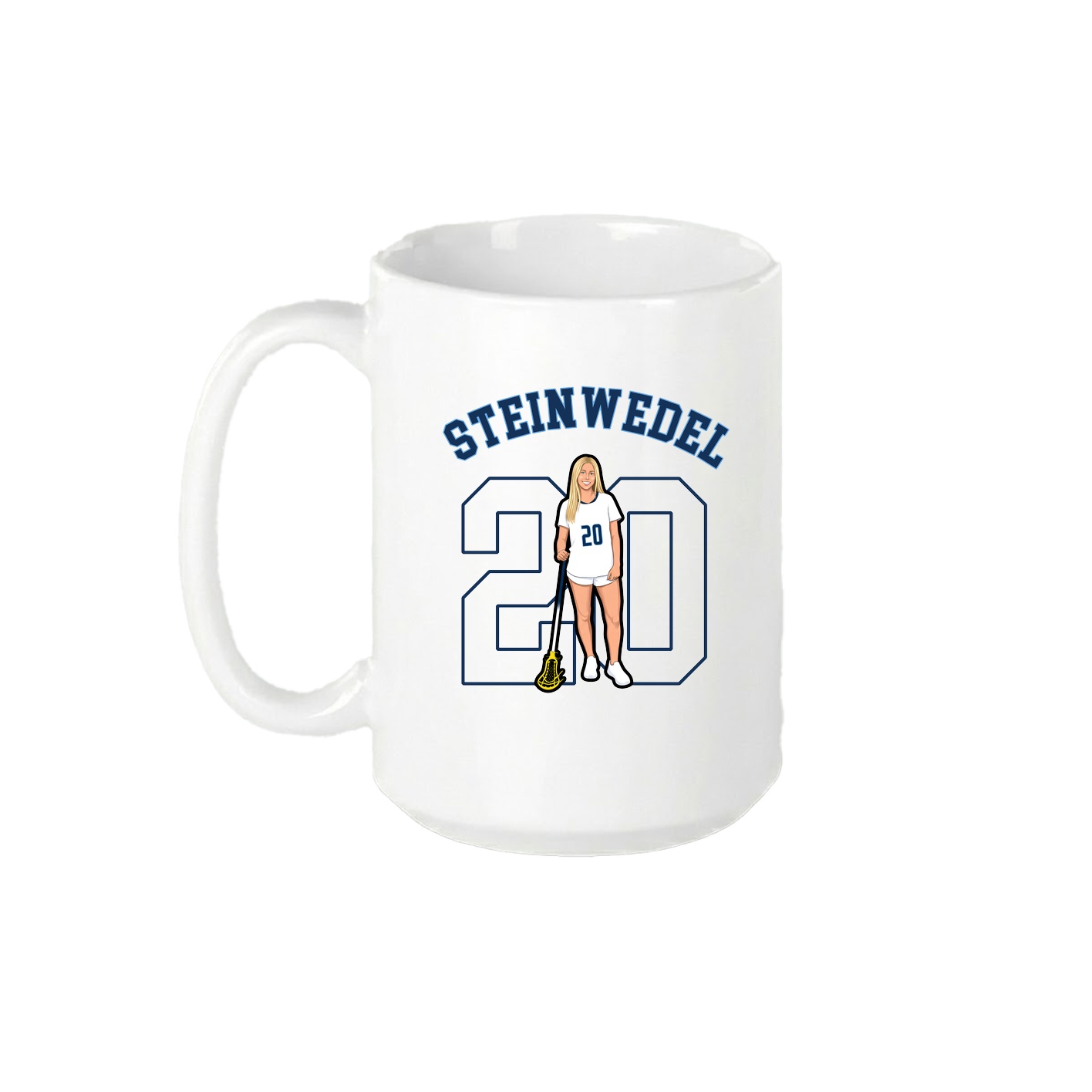 15oz Coffee Mug — Shirsey Arch in White
